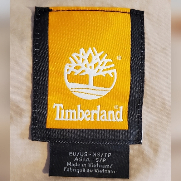 Timberland Water-Repellent Oversized Crop Anorak Jacket • Women's XS • Cream - Picture 6 of 6